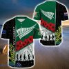 Australia Indigenous & New Zealand Maori Anzac Baseball Jersey Shirt