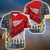 Australia Indigenous & New Zealand Maori Anzac (Red) Baseball Jersey Shirt