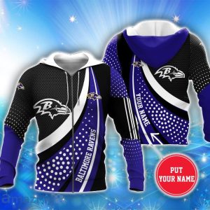 Baltimore Ravens 3D Hoodie All Over Printed Personalized Name Unisex Men Women Hoodie Sport Fans Product Photo 1
