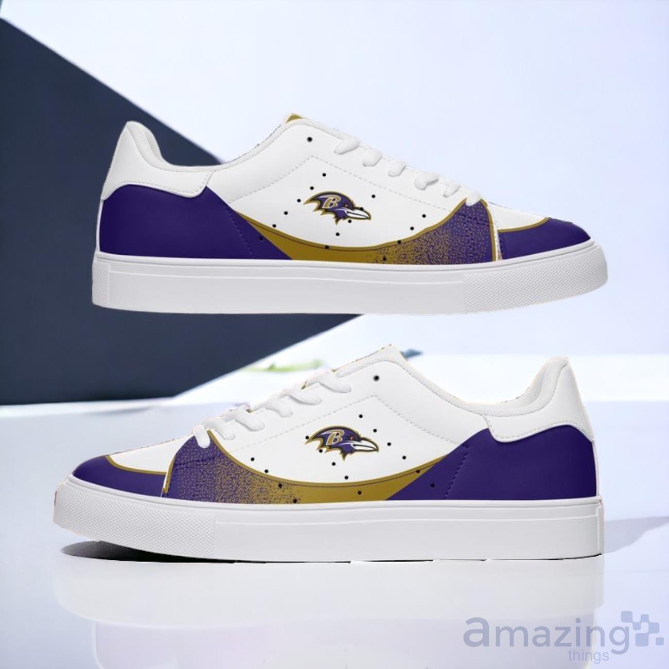 Baltimore Ravens Limited Edition Men's Or Women's US Sizes Skate Shoes image Baltimore Ravens Limited Edition Men's Or Women's US Sizes Skate Shoes