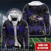 Baltimore Ravens NFL 3D Shirt Hoodie Custom Name For Fans