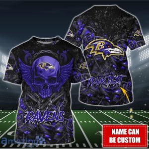 Baltimore Ravens NFL 3D Shirt Hoodie Custom Name For Fans Product Photo 3