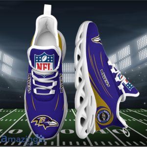 Baltimore Ravens NFL Max Soul Shoes Limited Edition Comfort Sneakers for Fans Product Photo 2