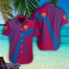 Barcelona Personalized Name Hawaiian Shirt Summer Team Shirt