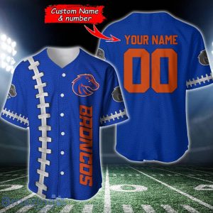 Boise State Broncos BaseBall jersey Shirt Custom Name & Custom Number For Fans Product Photo 1