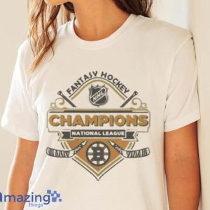 Boston Bruins Ice Hockey Fantasy Hockey Nhl Champions National League Logo 2023 Shirt Product Photo 4