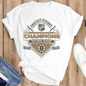 Boston Bruins Ice Hockey Fantasy Hockey Nhl Champions National League Logo 2023 Shirt Product Photo 6