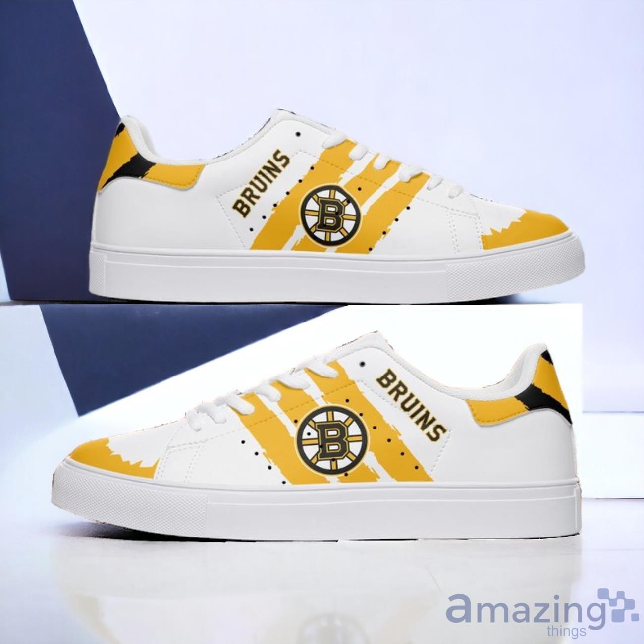 Boston Bruins Limited Edition Men's And Women's Skate Shoes image Boston Bruins Limited Edition Men's And Women's Skate Shoes