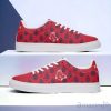 Boston Red Sox Indian Floral Pattern Men’s And Women’s Skate Shoes