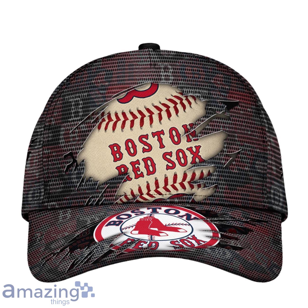 Boston Red Sox MLB Cap New Design Logo Team For Fans image Boston Red Sox MLB Cap New Design Logo Team For Fans Product Photo 1