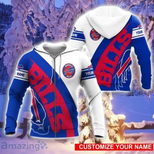 Buffalo Bills 3D Hoodie All Over Printed Personalized Name Casual Hoodie Sport Fans Product Photo 1