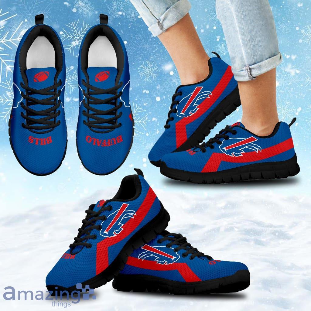 Buffalo Bills Line Logo Sneakers Shoes Gift For Big Fans image Buffalo Bills Line Logo Sneakers Shoes Gift For Big Fans Product Photo 1