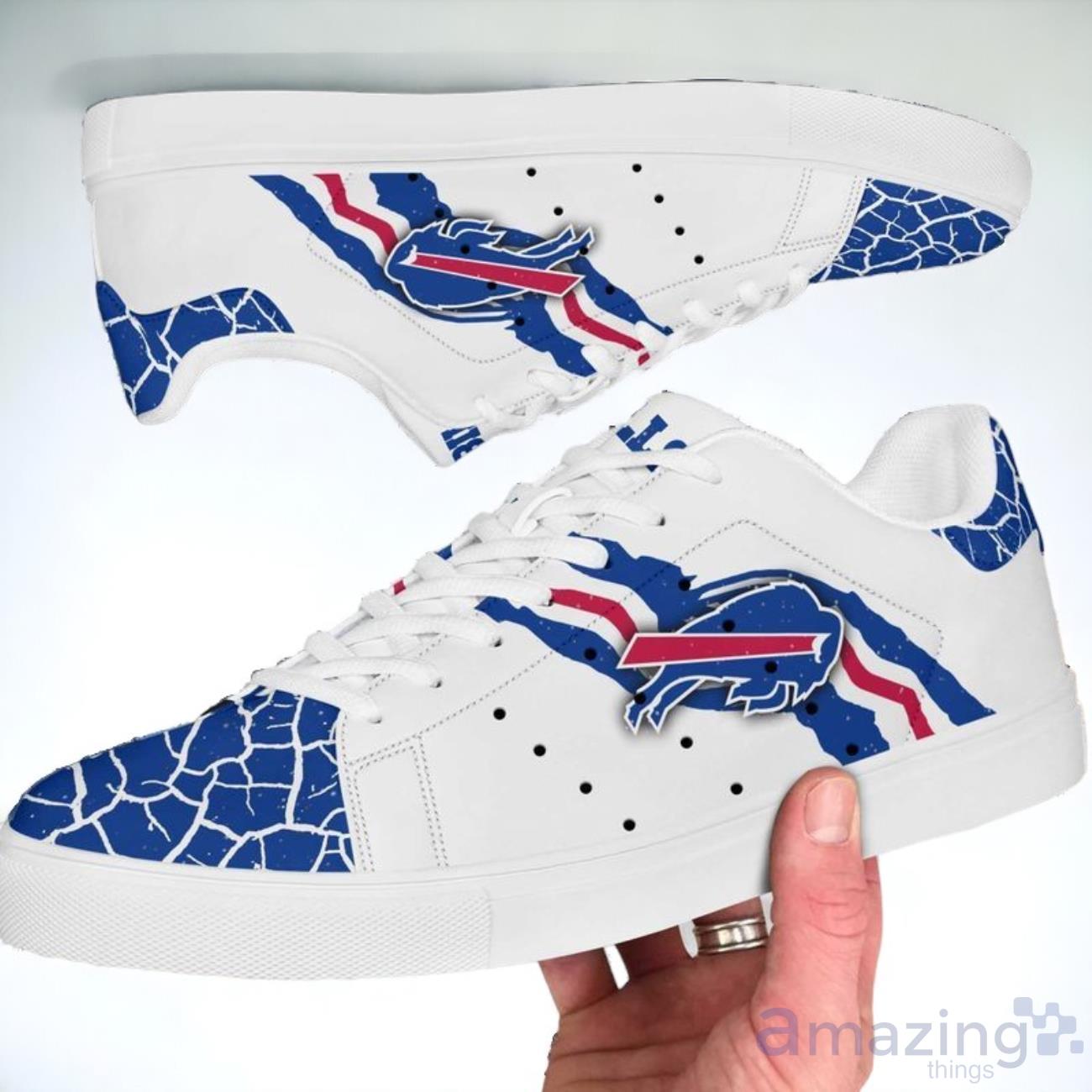 Buffalo Bills Skate Shoes For All Fans image Buffalo Bills Skate Shoes For All Fans Product Photo 1