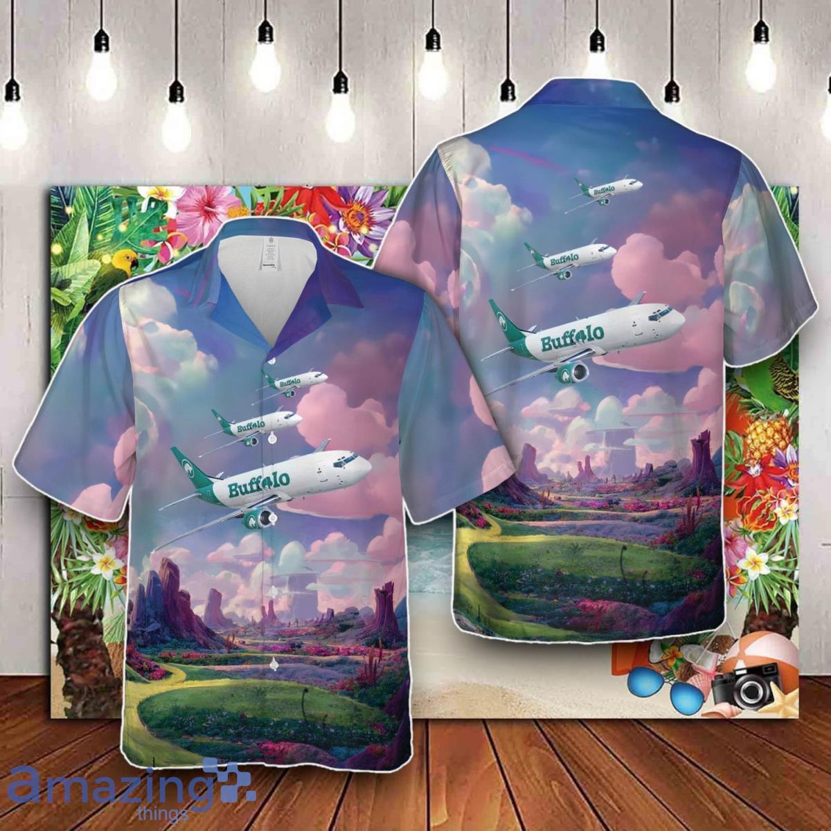 Canada Buffalo Airways Boeing 737 Hawaiian Shirt Best Gift For Men And Women Rsn image Canada Buffalo Airways Boeing 737 Hawaiian Shirt Best Gift For Men And Women Rsn Product Photo 1