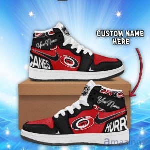 Carolina Hurricanes Air Jordan Hightop Shoes Custom Name For Fans Limited Shoes Product Photo 1