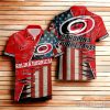 Carolina Hurricanes American Flag Hawaiian Shirt 3D For Men Women