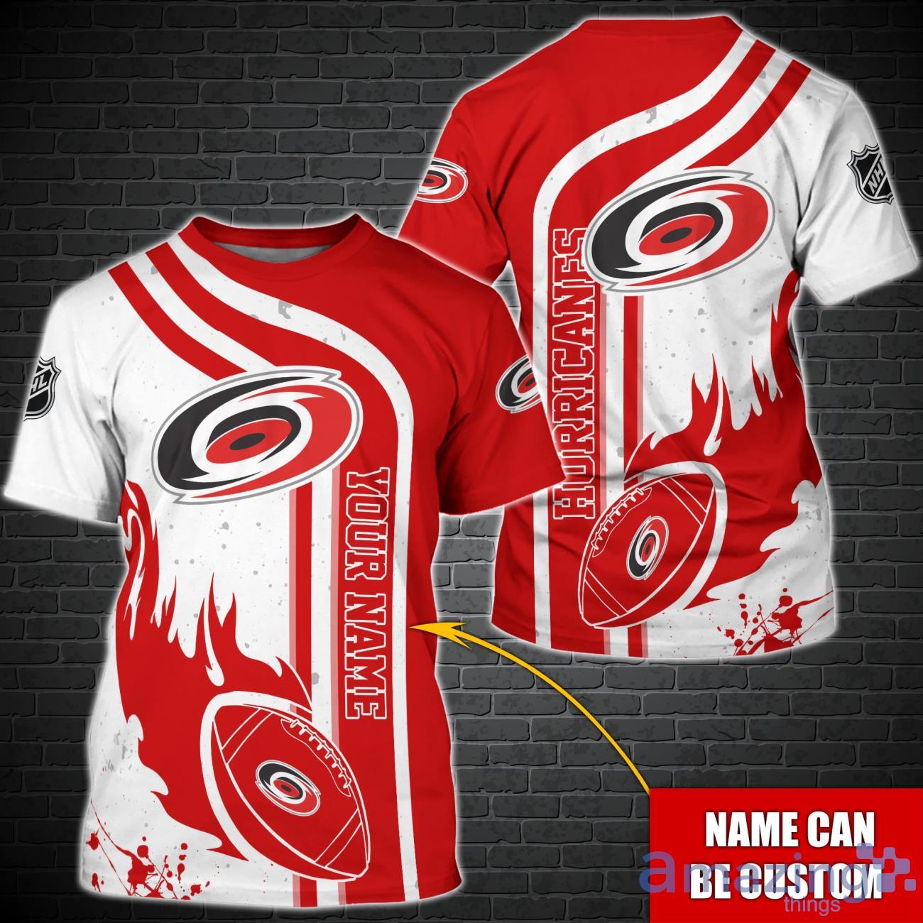Carolina Hurricanes NHL Custom Name Special T-Shirt For Fans Product Photo 1