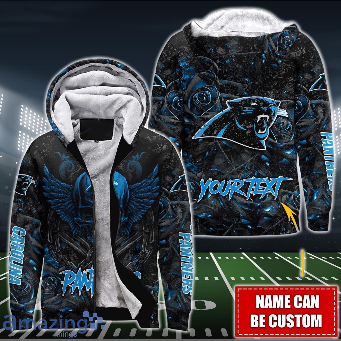 Carolina Panthers NFL 3D Shirt Hoodie Custom Name For Fans image Carolina Panthers NFL 3D Shirt Hoodie Custom Name For Fans Product Photo 1