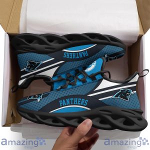 Carolina Panthers NFL Clunky Shoes Running Max Soul Shoes For Men And Women Product Photo 2