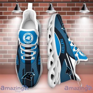 Carolina Panthers NFL Clunky Shoes Running Max Soul Shoes For Men And Women Product Photo 5
