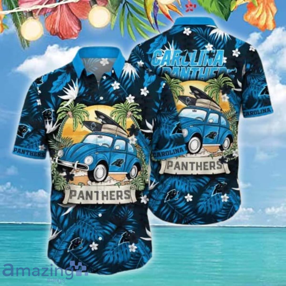 Carolina Panthers NFL Flower Hawaii Shirt Style Gift For Men Women Product Photo 1