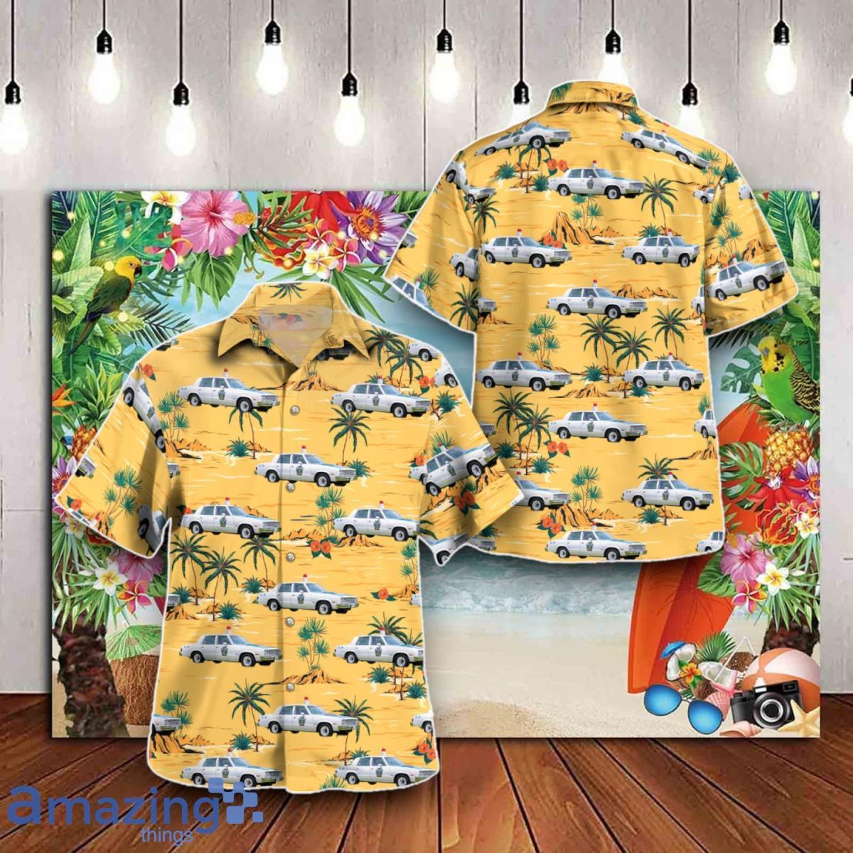 Chevrolet Malibu Pennsylvania State Police Car Hawaiian Shirt Best Gift For Men And Women image Chevrolet Malibu Pennsylvania State Police Car Hawaiian Shirt Best Gift For Men And Women Product Photo 1