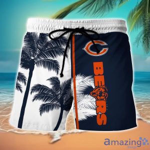 Chicago Bears Hawaiian Shirt And Shorts Set Custom Name Summer Vacation Shirt NFL Fans Product Photo 2