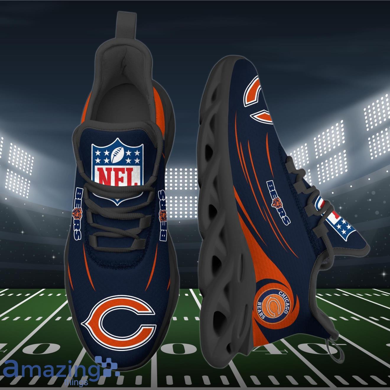 Chicago Bears NFL Max Soul Shoes Limited Edition Comfort Sneakers for Fans image Chicago Bears NFL Max Soul Shoes Limited Edition Comfort Sneakers for Fans Product Photo 1