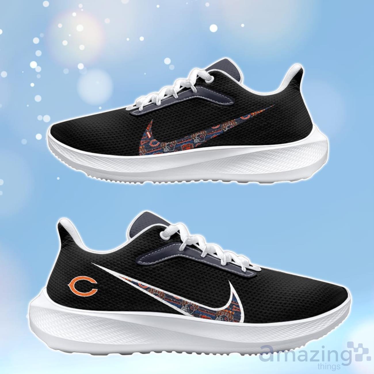 Chicago Bears NFL Running Shoes Sneaker For Men Women image Chicago Bears NFL Running Shoes Sneaker For Men Women Product Photo 2