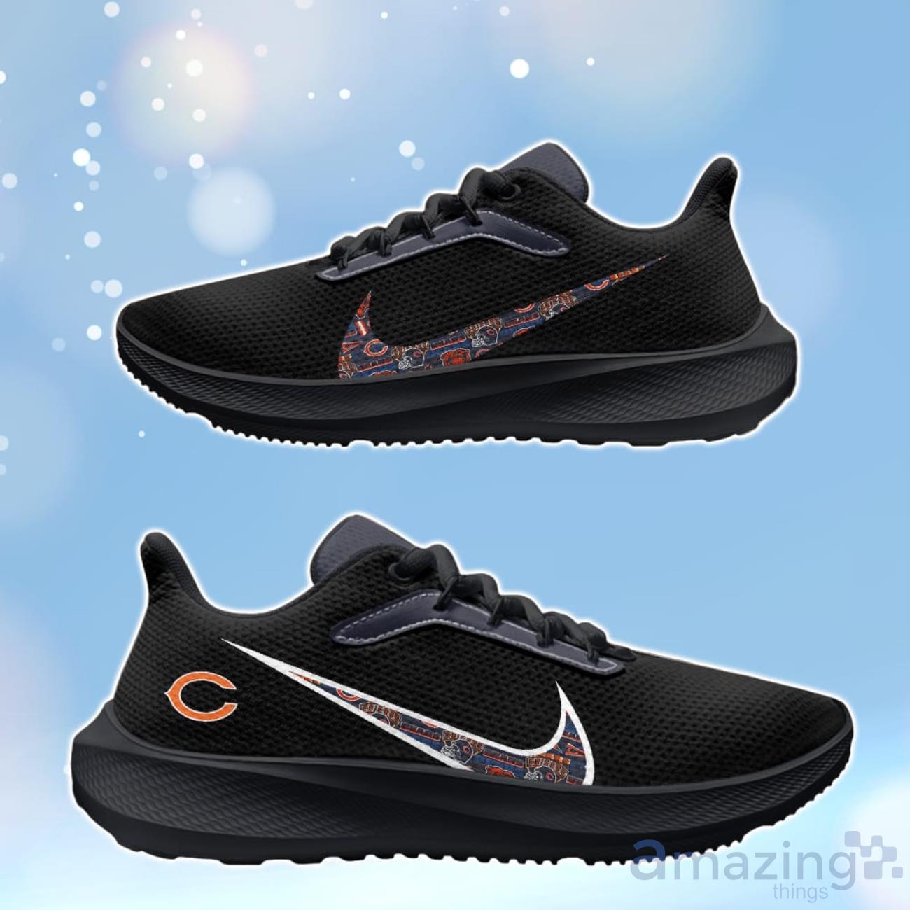 Chicago Bears NFL Running Shoes Sneaker For Men Women image Chicago Bears NFL Running Shoes Sneaker For Men Women Product Photo 1