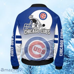 Chicago Cubs MLB Blue Bomber Jacket Gift For Fans image Chicago Cubs MLB Blue Bomber Jacket Gift For Fans Product Photo 2