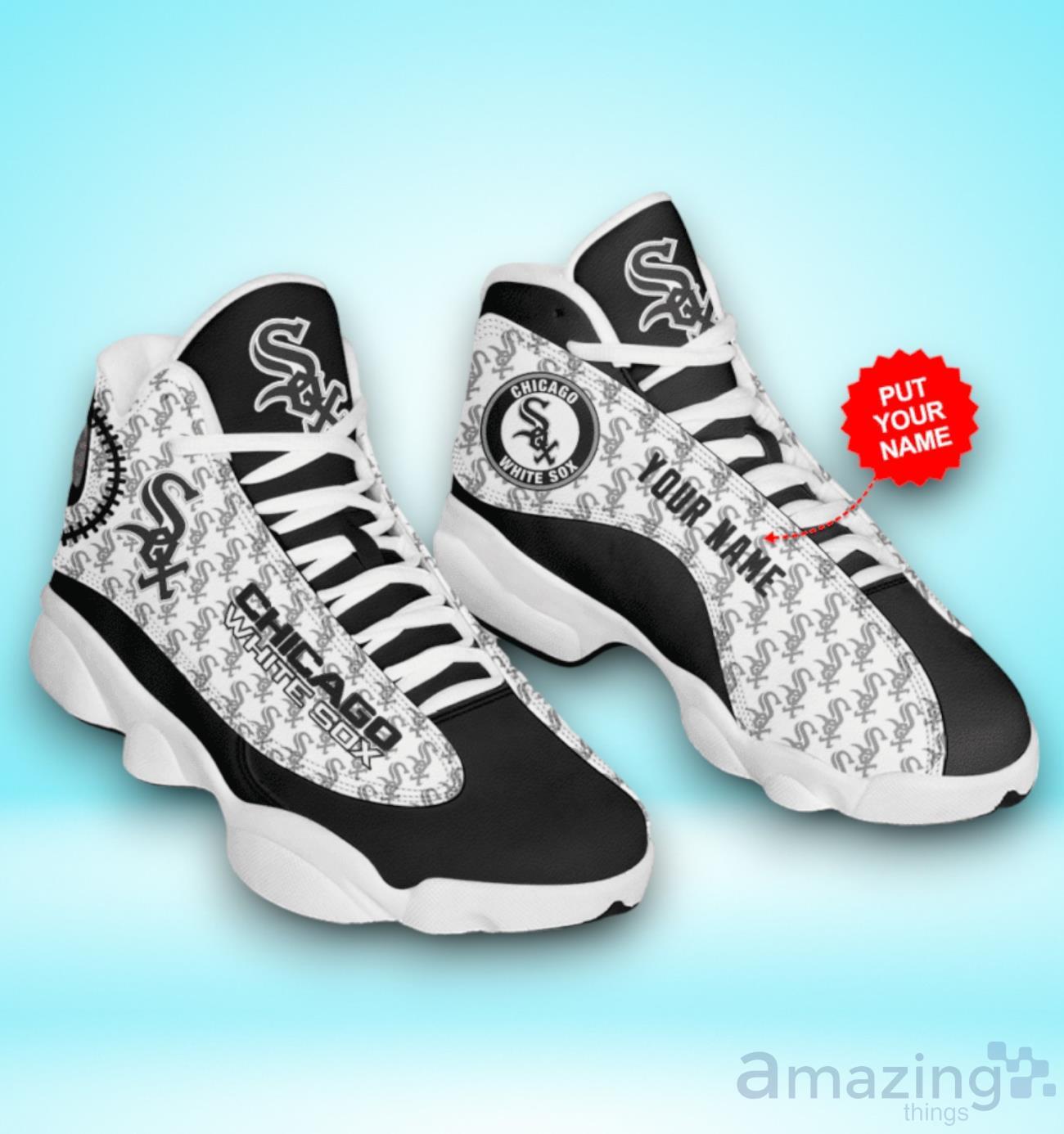 Chicago White Sox Mlb Baseball Air Jordan 13 Sneaker Shoes Custom Name For Fans image Chicago White Sox Mlb Baseball Air Jordan 13 Sneaker Shoes Custom Name For Fans Product Photo 1