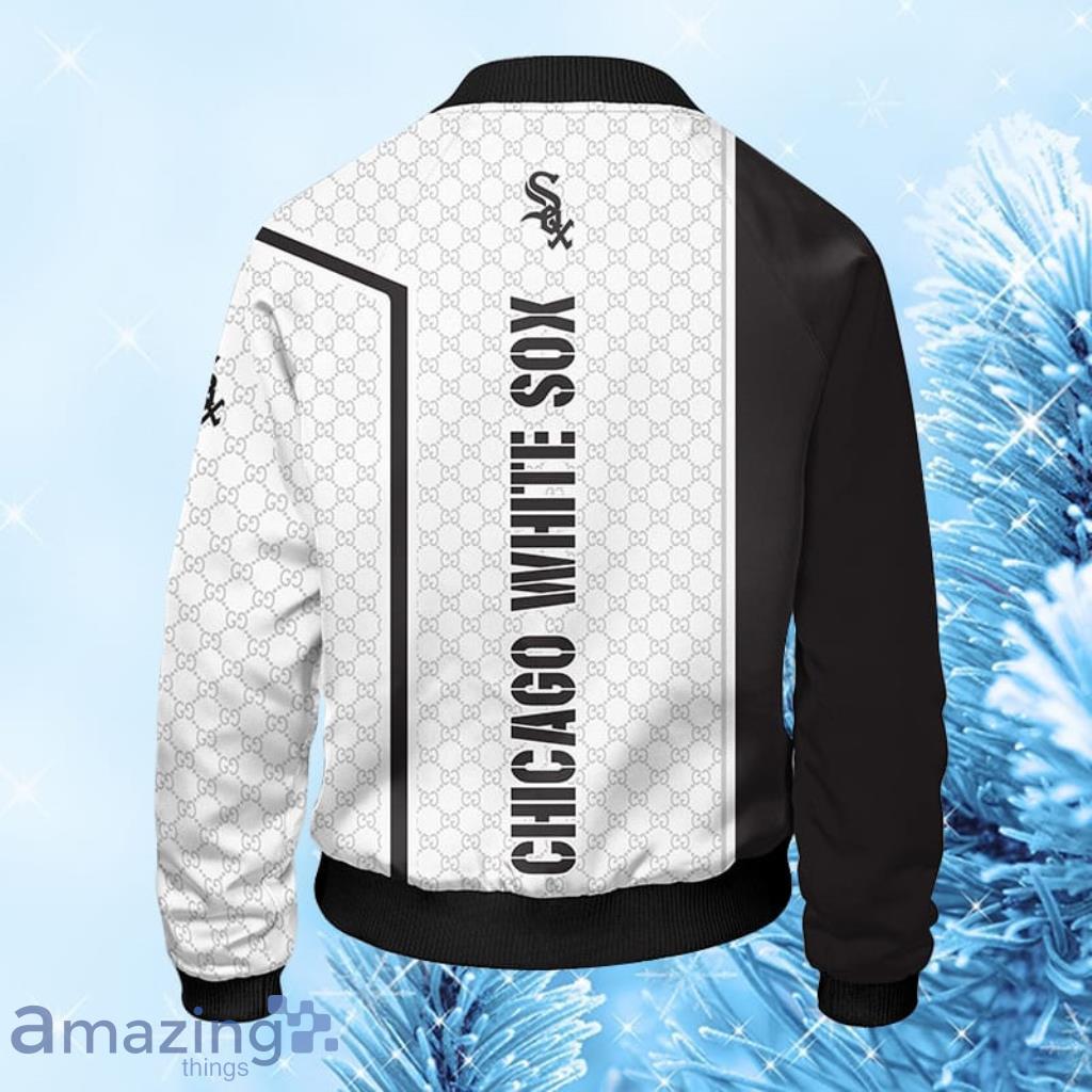 Chicago White Sox MLB Black Bomber Jacket Gift For Fans image Chicago White Sox MLB Black Bomber Jacket Gift For Fans Product Photo 2
