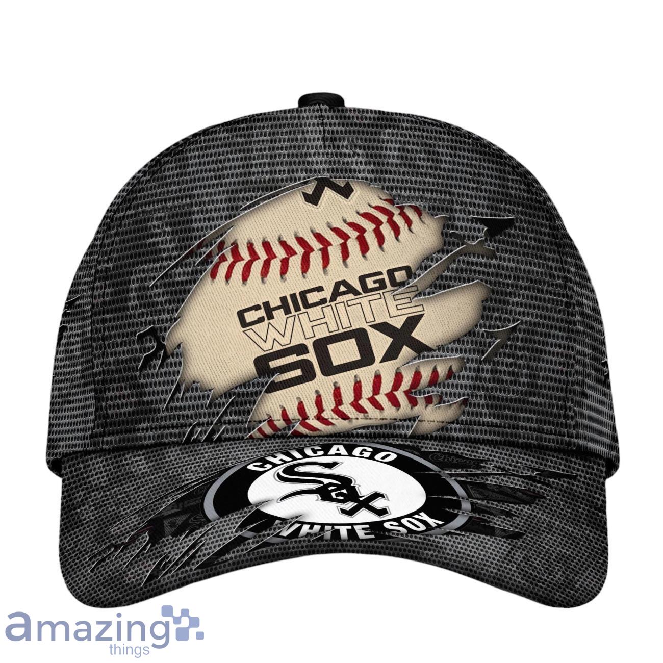 Chicago White Sox MLB Cap New Design Logo Team For Fans image Chicago White Sox MLB Cap New Design Logo Team For Fans Product Photo 1