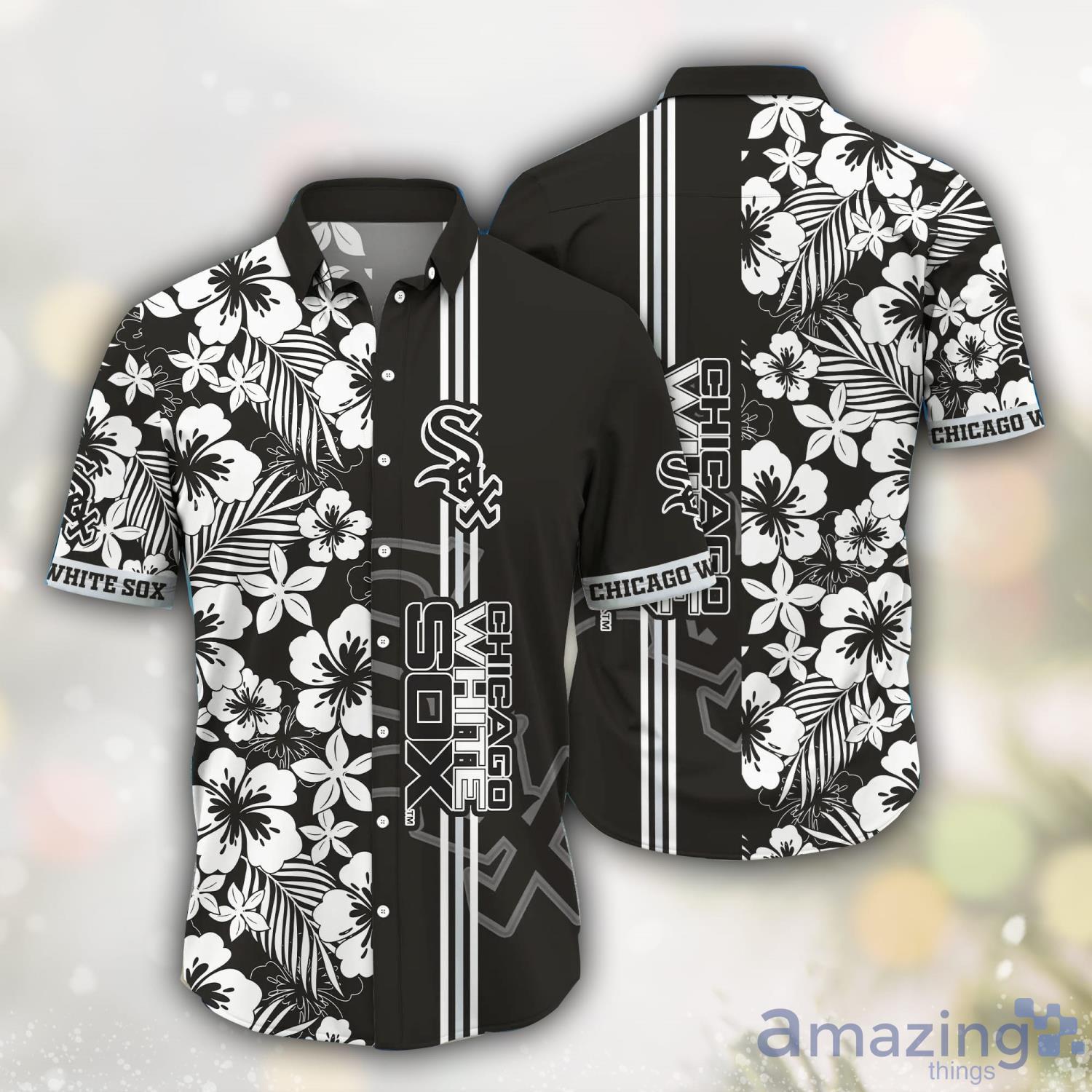 Chicago White Sox MLB Flower Hawaii Shirt Summer Gift Men And Wwomen Shirts image Chicago White Sox MLB Flower Hawaii Shirt Summer Gift Men And Wwomen Shirts Product Photo 1