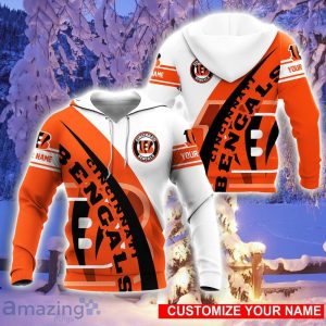 Cincinnati Bengals 3D Hoodie All Over Printed Personalized Name Casual Hoodie Sport Fans Product Photo 2