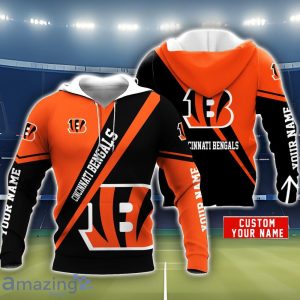Cincinnati Bengals 3D Hoodie All Over Printed Personalized Name Limited Hoodie For Fans Product Photo 2