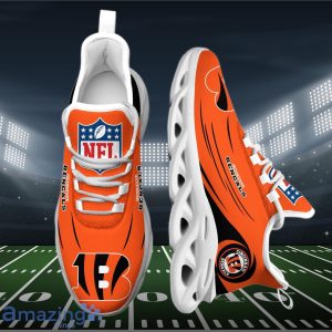 Cincinnati Bengals NFL Max Soul Shoes Limited Edition Comfort Sneakers for Fans image Cincinnati Bengals NFL Max Soul Shoes Limited Edition Comfort Sneakers for Fans Product Photo 2