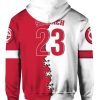 Cincinnati Reds Custom Number And Name AOP MLB Hoodie