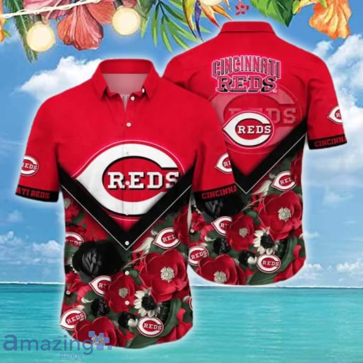 Cincinnati Reds MLB Flower Hawaii Shirt Style Gift For Men And Women Product Photo 1