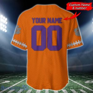 Clemson Tigers BaseBall jersey Shirt Custom Name & Custom Number For Fans image Clemson Tigers BaseBall jersey Shirt Custom Name & Custom Number For Fans Product Photo 2
