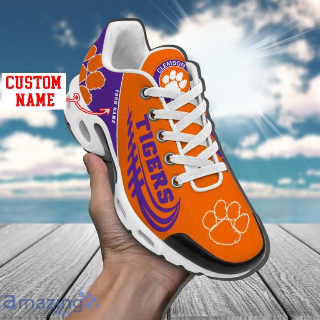 Clemson Tigers Custom Name Air Cushion Sports Shoes Upgrade Your New Style image Clemson Tigers Custom Name Air Cushion Sports Shoes Upgrade Your New Style Product Photo 1