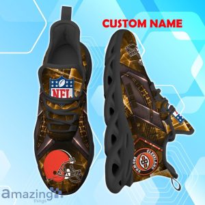 Cleveland Browns Max Soul Shoes Personalized Name A Great Gift For Fans Product Photo 2