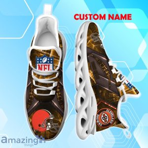 Cleveland Browns Max Soul Shoes Personalized Name A Great Gift For Fans Product Photo 1