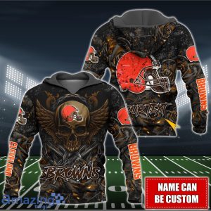 Cleveland Browns NFL 3D Shirt Hoodie Custom Name For Fans Product Photo 2