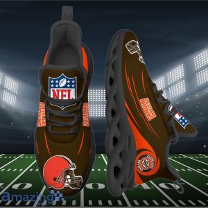 Cleveland Browns NFL Max Soul Shoes Limited Edition Comfort Sneakers for Fans Product Photo 1