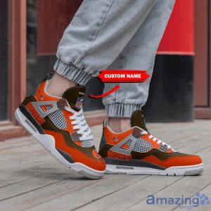 Cleveland Browns Personalized Name Air Jordan 4 Shoes Sneakers Men Women Sneakers Product Photo 2