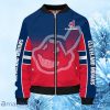 Cleveland Indians MLB Red Blue Bomber Jacket Gift For Fans