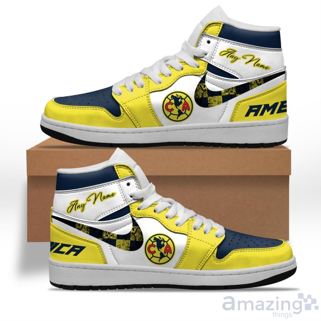Club America Air Jordan Hightop Shoes For Fans image Club America Air Jordan Hightop Shoes For Fans Product Photo 1