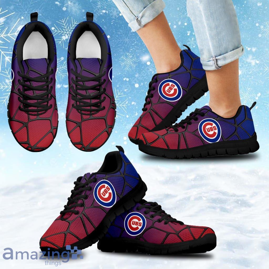 Colors Air Cushion Chicago Cubs Gradient Sneakers Shoes Gift For Big Fans image Colors Air Cushion Chicago Cubs Gradient Sneakers Shoes Gift For Big Fans Product Photo 1